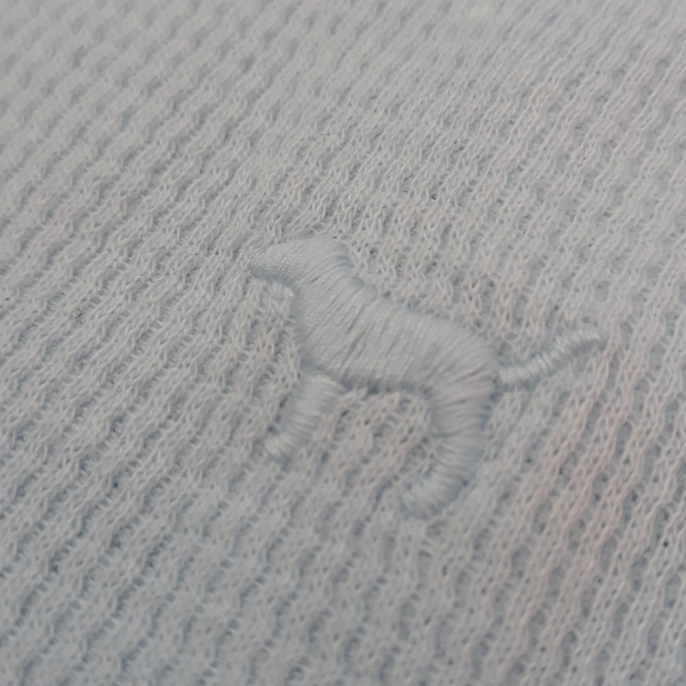 VS PINK soft baby blue thermal top - Picture 5 of 8